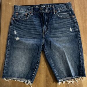 American Eagle Distressed Jean Shorts